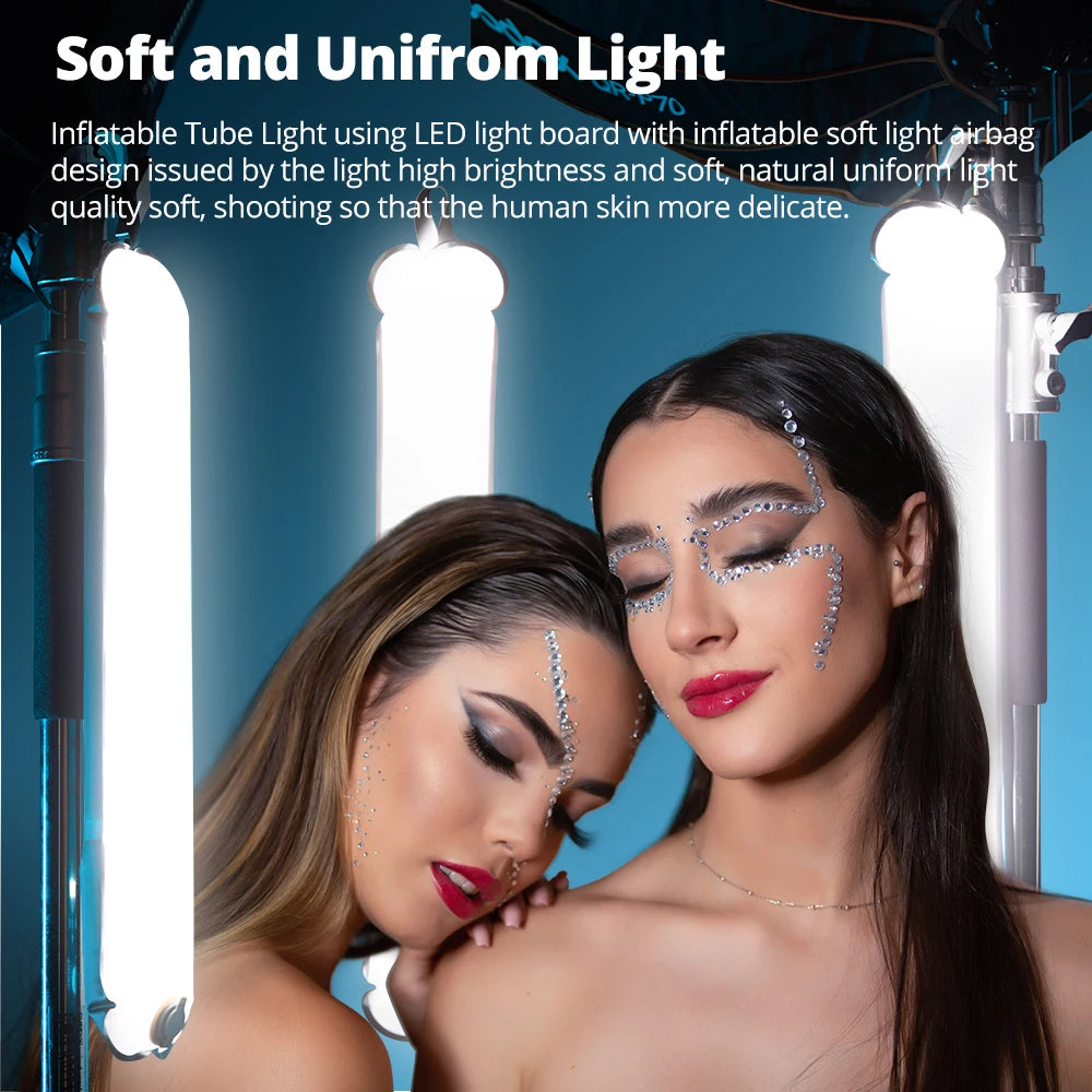 Inflalux™ Portable Inflatable LED Light – Premium Multi-Purpose Lighting 2700K–6500K